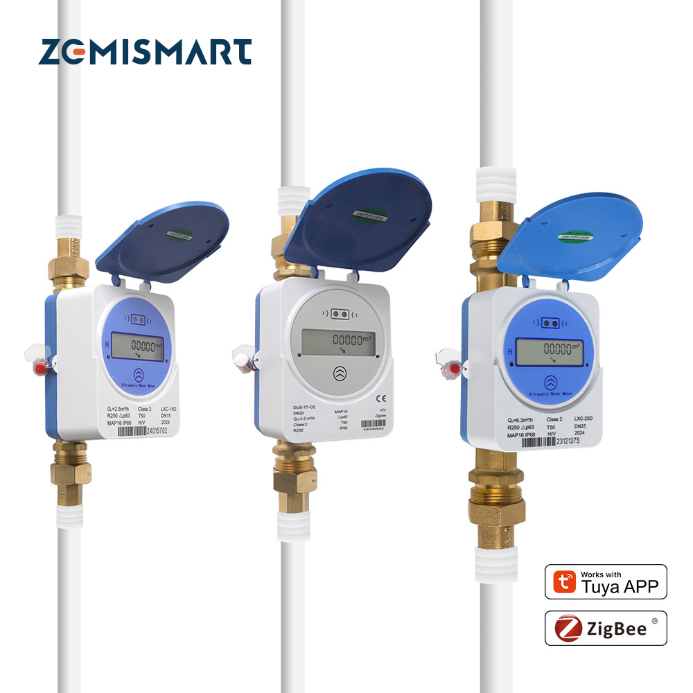 Home Assistant Tuya - Zemismart Zigbee Akıllı Ultrasonik Su Sayacı