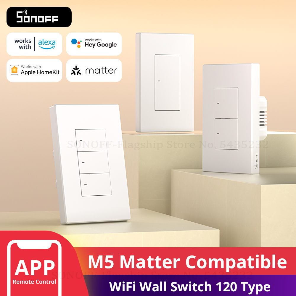Sonoff Basic - SONOFF M5 madde WiFi akıllı duvar