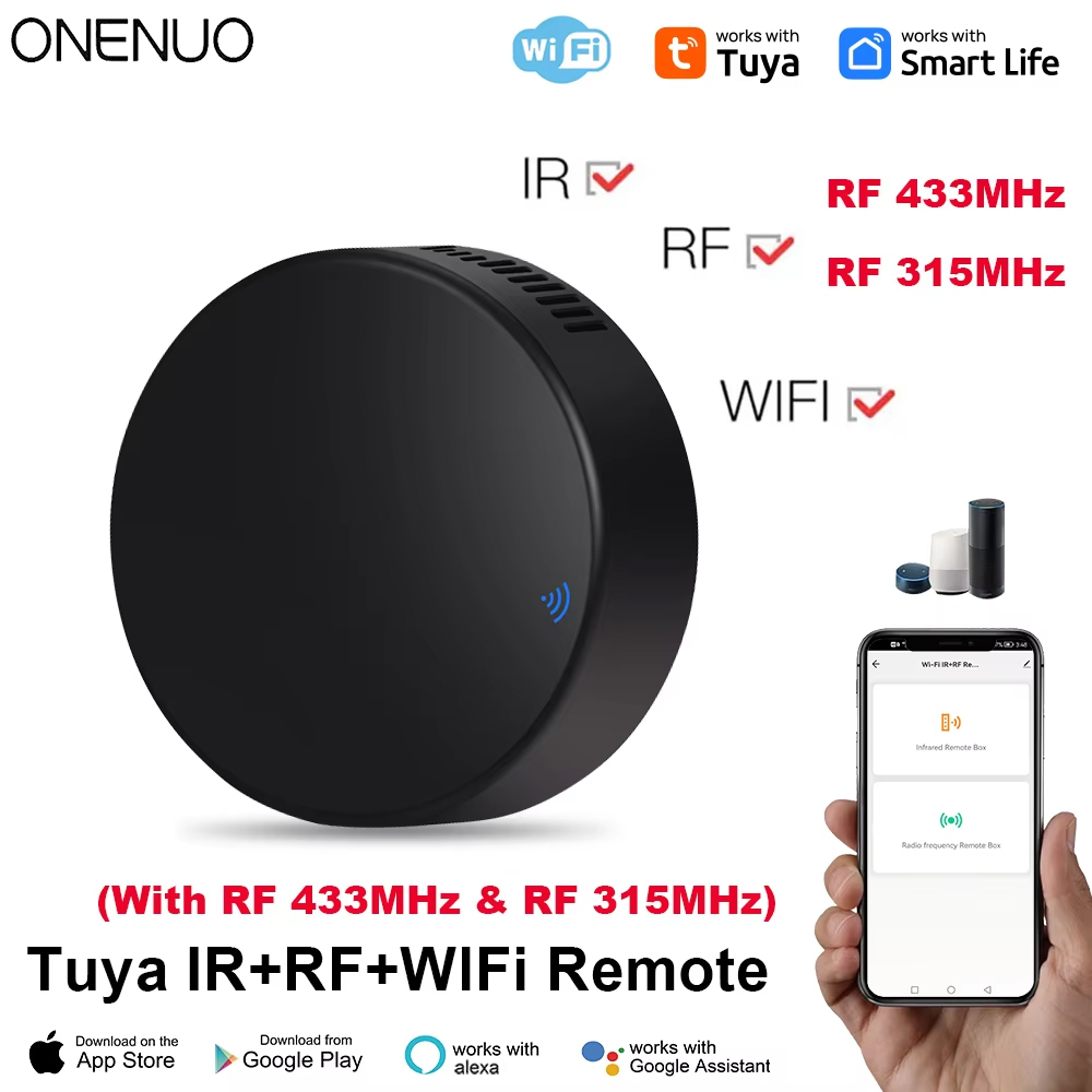 Tuya WiFi RF IR Uzaktan Kumand - Home Assistant Tuya incelemesi ve fiyatı