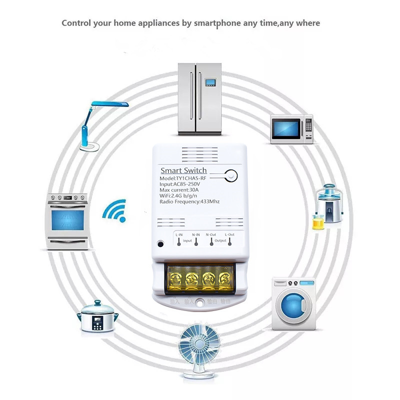 Wifi 30A Röle Modülü 85-250V 2 - Tuya 4 Channel incelemesi ve fiyatı