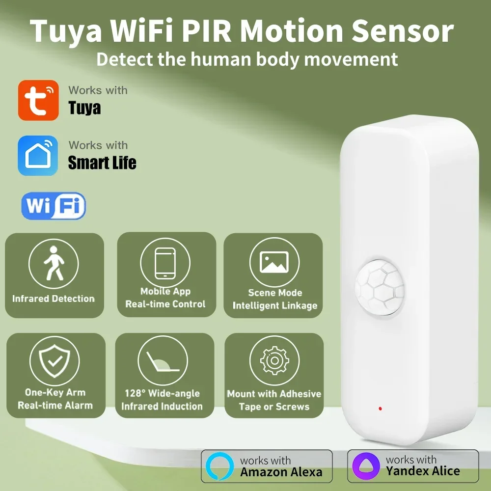 Tuya WiFI Hareket Sensörü PIR  - Home Assistant Tuya incelemesi ve fiyatı